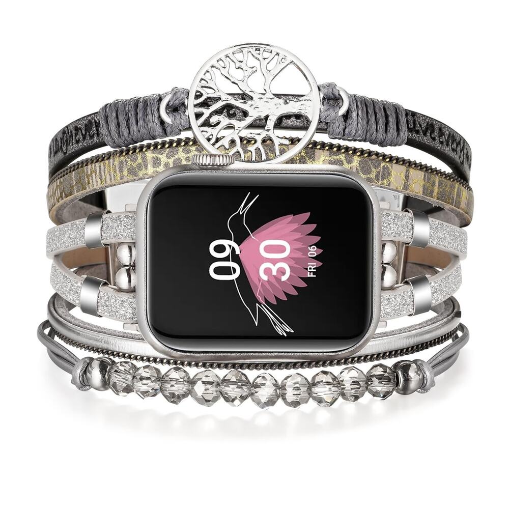SKIMEMRY Boho Apple Watch Bands For Women Compatible For Apple Watch 44mm 45mm